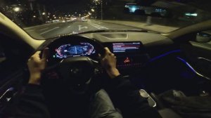 2021 BMW 318i G20 / БМВ 318и Г20 2.0 турбо автомат 156 л.с. | Ночной тест-драйв  | 0-100 | Обзор