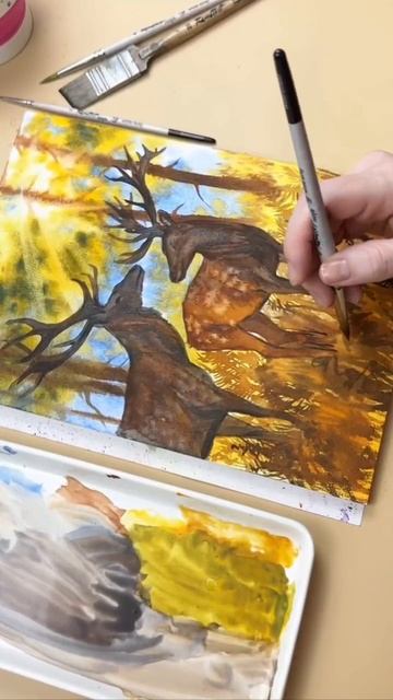 Новый урок в творческом клубе Dari Art 👀 Сегодня рисуем акварелью! #клуб_dariart смотреть онлайн