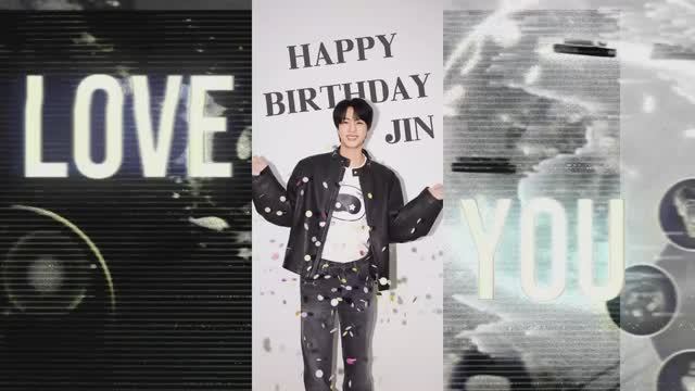 С днем рождение JIN