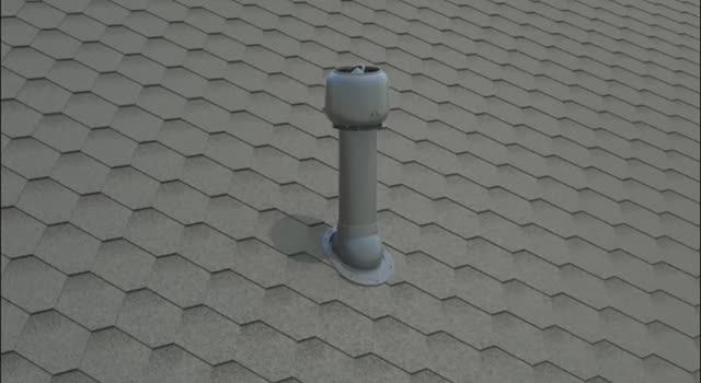 Монтаж проходного элемента VILPE CLASSIC и крышного вентилятора смотреть онлайн