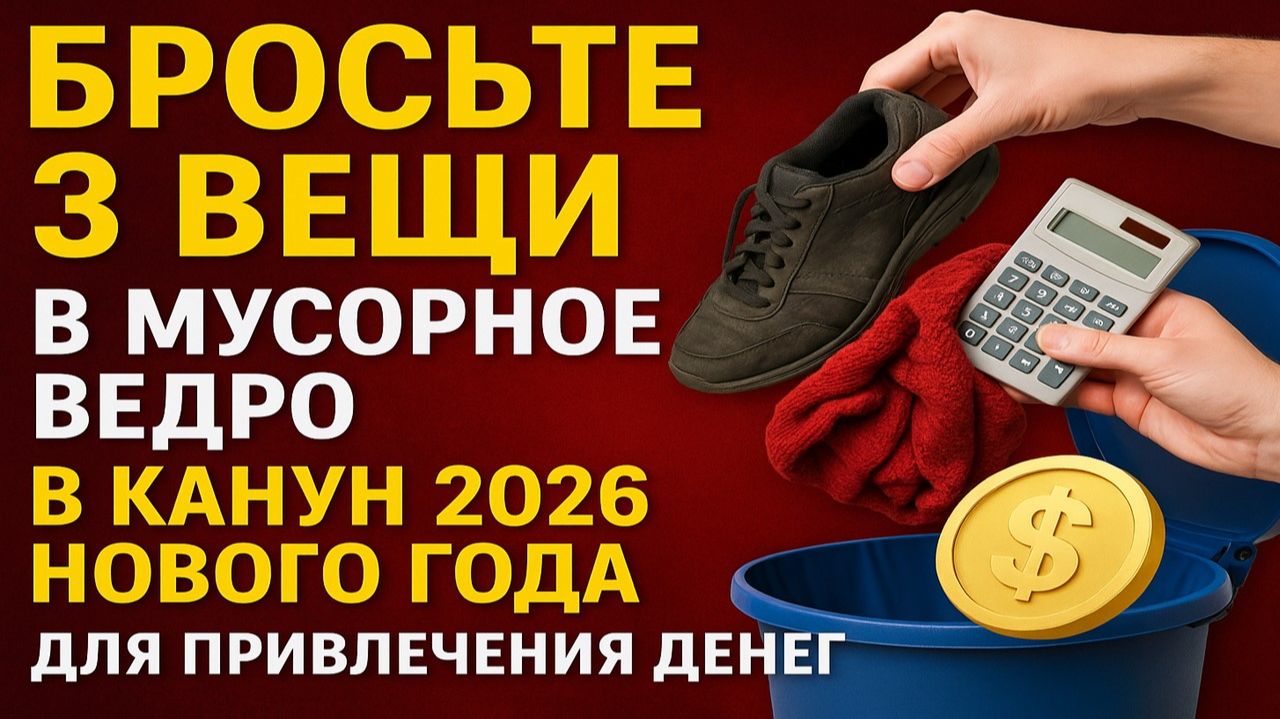 3 вещи, которые нужно выбросить в мусор перед Новым годом - приметы и ритуалы для достатка в доме смотреть онлайн