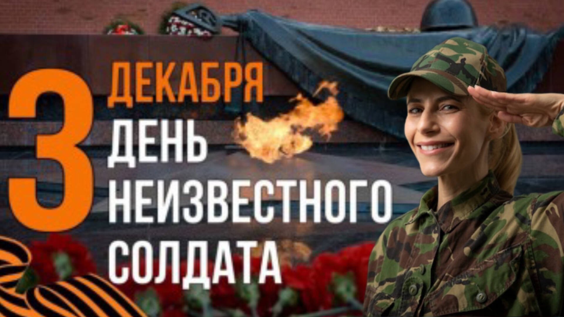 ДЕНЬ НЕИЗВЕСТНОГО СОЛДАТА 3 декабря смотреть онлайн