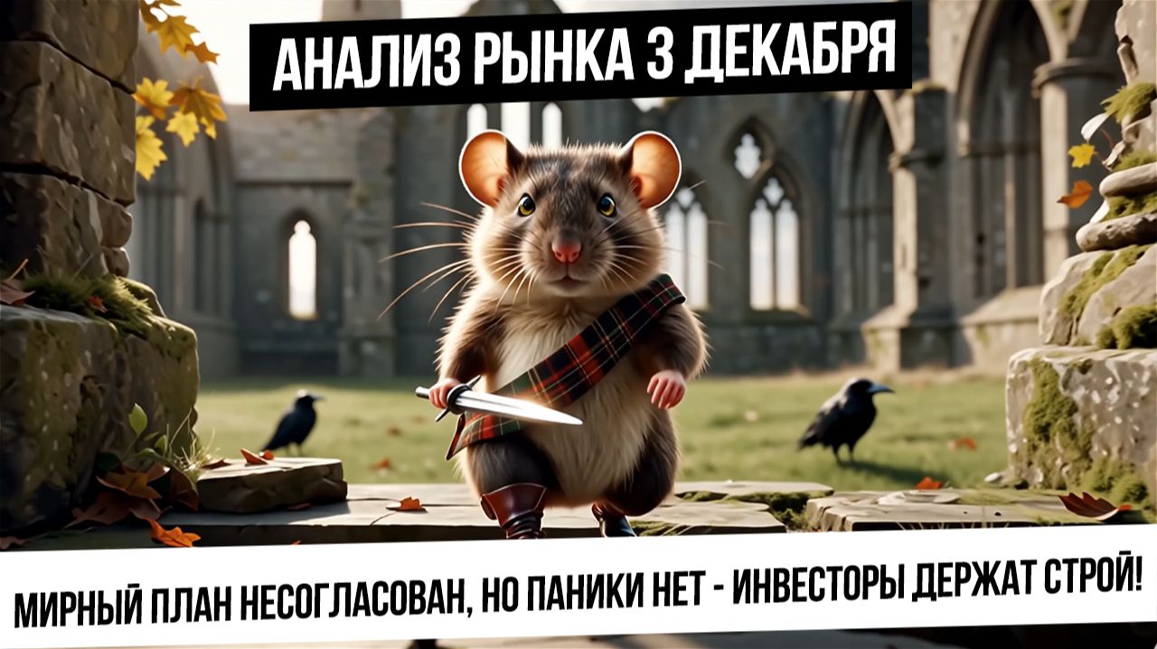 Анализ рынка 3 декабря. Переговоры прошли. Позитива нет, но панических распродаж тоже нет! Биткойн! смотреть онлайн