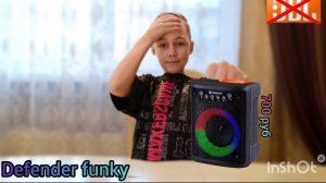 Убийца jbl! Колонка Defender funky за 700 руб!