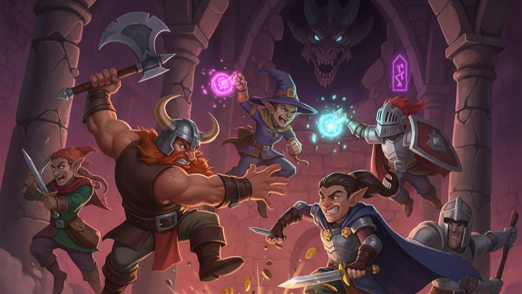 Dungeon MayHem Monster Madness Azzan-Oriax-Lia-Sutha