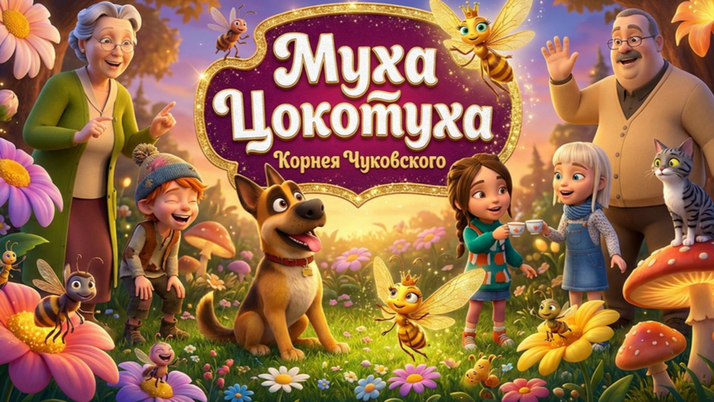 Муха Цокотуха Чуковский Новый мультик смотреть онлайн