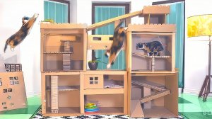 СДЕЛАЛИ ИГРОВОЙ ЦЕНТР ИЗ КАРТОНА!