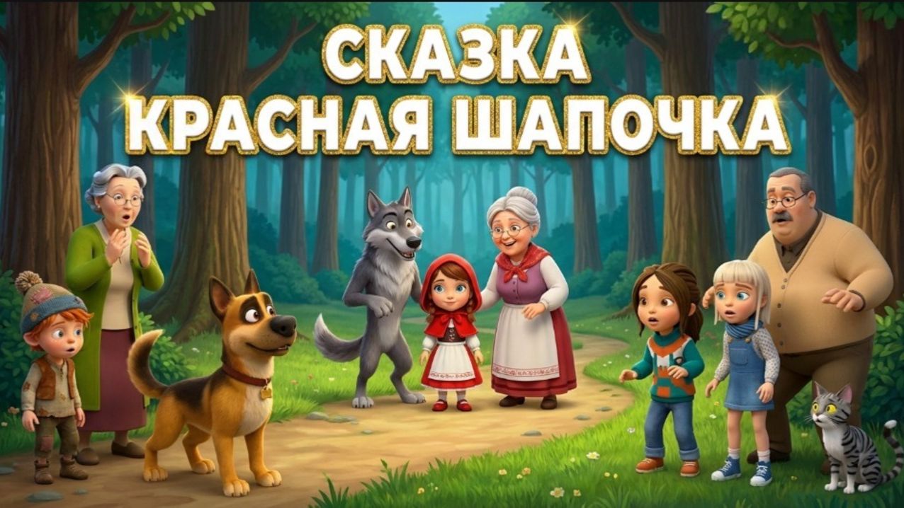 Красная Шапочка. Новый мультик. смотреть онлайн