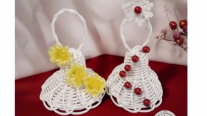 Колокольчик из ротанга Мастер класс для начинающих