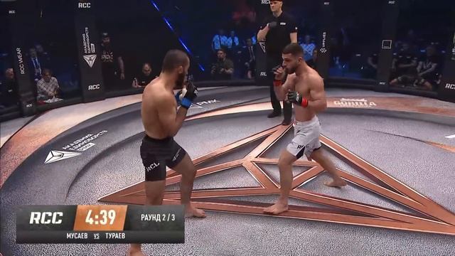 Запрещенные удары, «вертушки» и бэкфист | Мусаев vs Тураев | RCC 22 смотреть онлайн