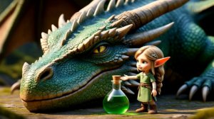 Девочка-эльф - лекарь.