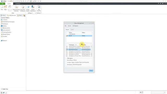 005 PTC Windchill - Удаление объектов из рабочей области и управление данными САПР рабочей области.