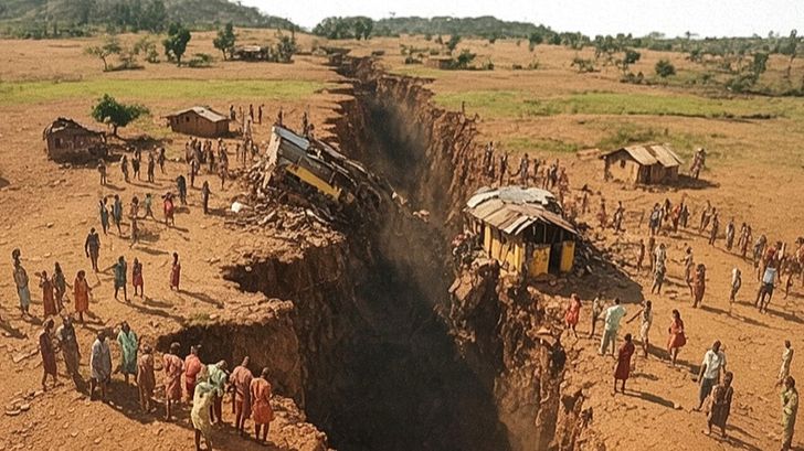 🌍 Учёные выяснили, почему Африка раскалывается на части 😱 смотреть онлайн