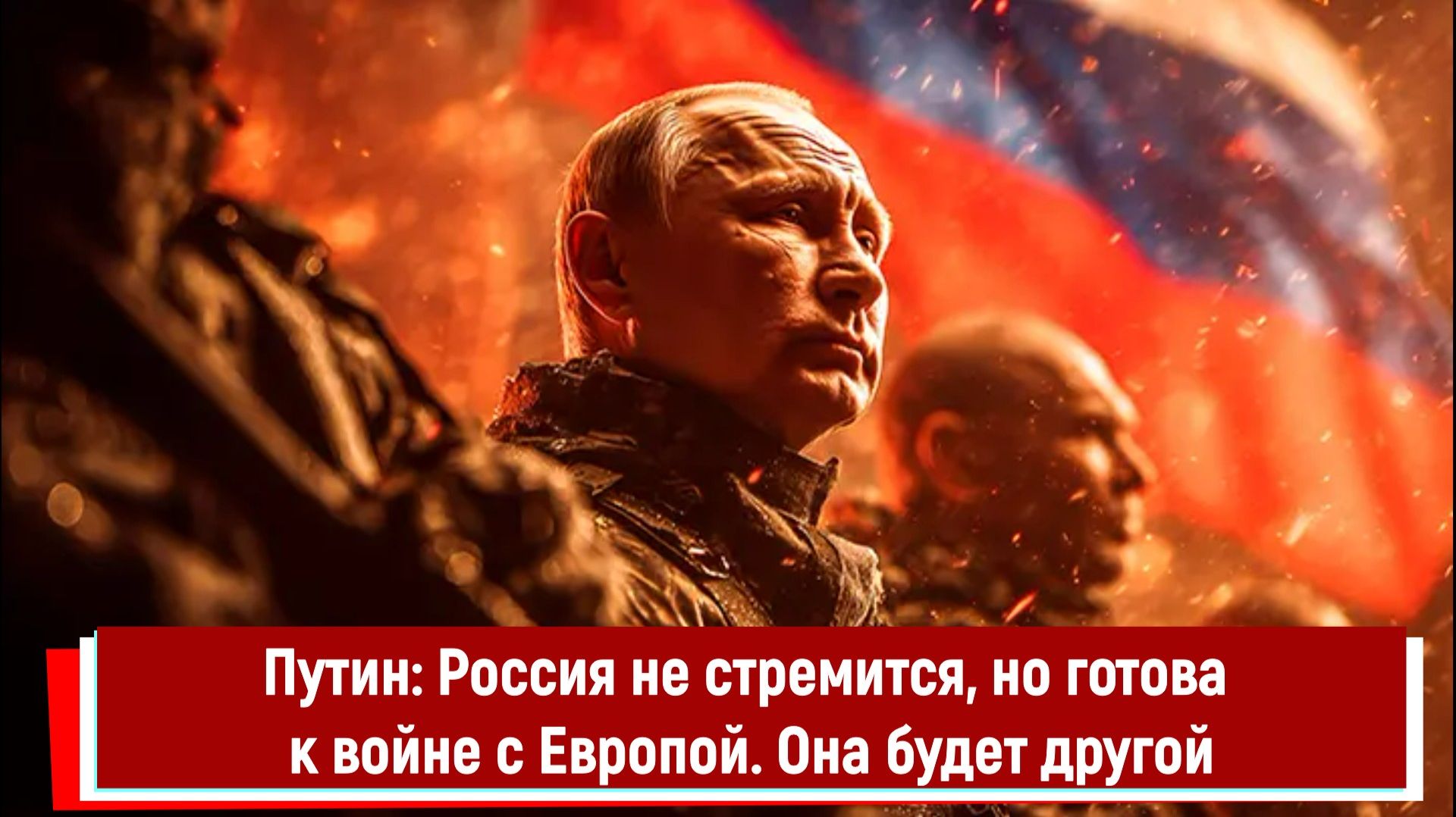 Путин: Россия не стремится, но готова к войне с Европой. Она будет другой смотреть онлайн