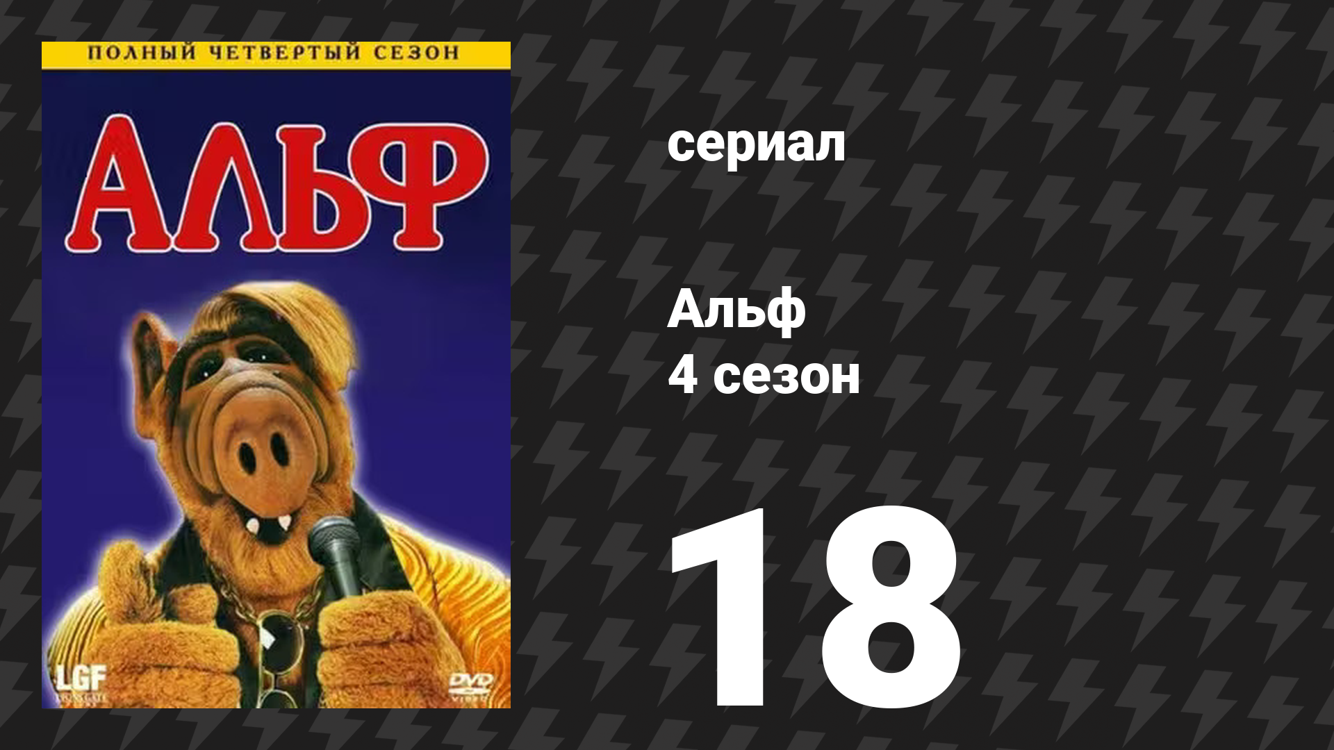 Альф 4 сезон 18 серия «Будущее так ярко, что мне нужно надеть солнечные очки» (сериал, 1990) смотреть онлайн