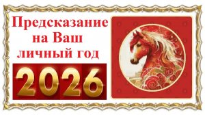 Предсказание на Ваш личный год 2026