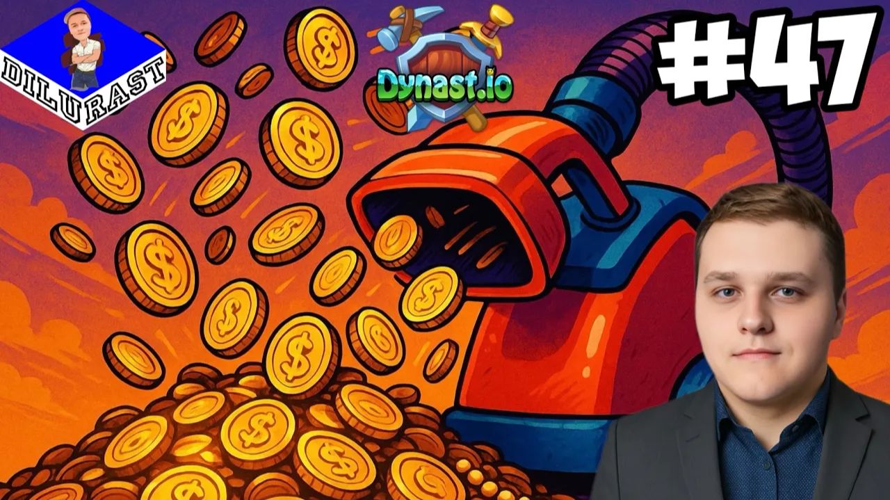 ВСЁ, ПЫЛЕСОСОМ ЗАТЯГИВАЮТ! ► Dynast.io #47 смотреть онлайн