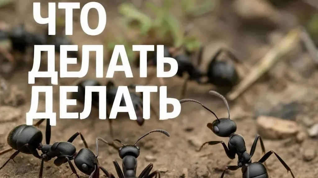 как себя вести с меткой чëрного садового муравья когда она в диапаузе?. (ShaDimka123)