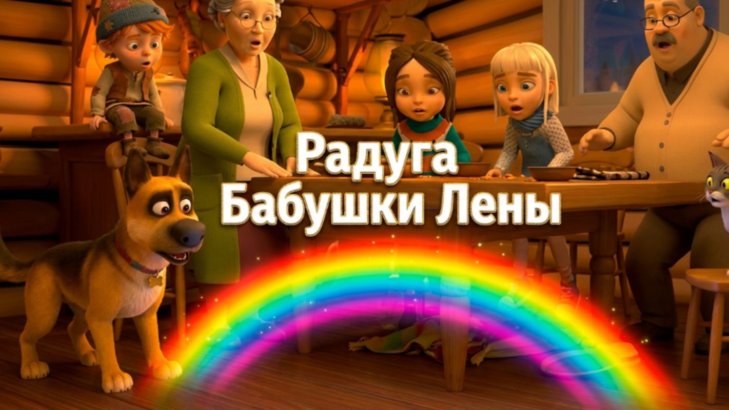 Радуга бабушки Лены — добрая сказка о Барсуне, Жульке и новогоднем чуде | История для детей 0+ смотреть онлайн
