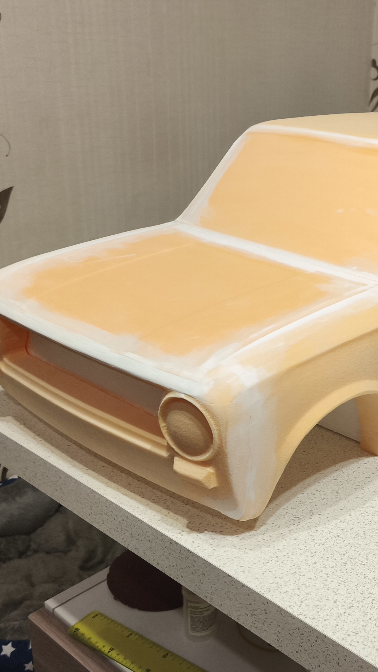 машина из пенопласта, покраска таймлапс, зд резка на фрезере