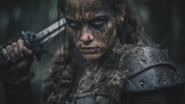 В дождь и грозы - Расслабляющая норвежская музыка викингов, фоновая музыка для отдыха смотреть онлайн