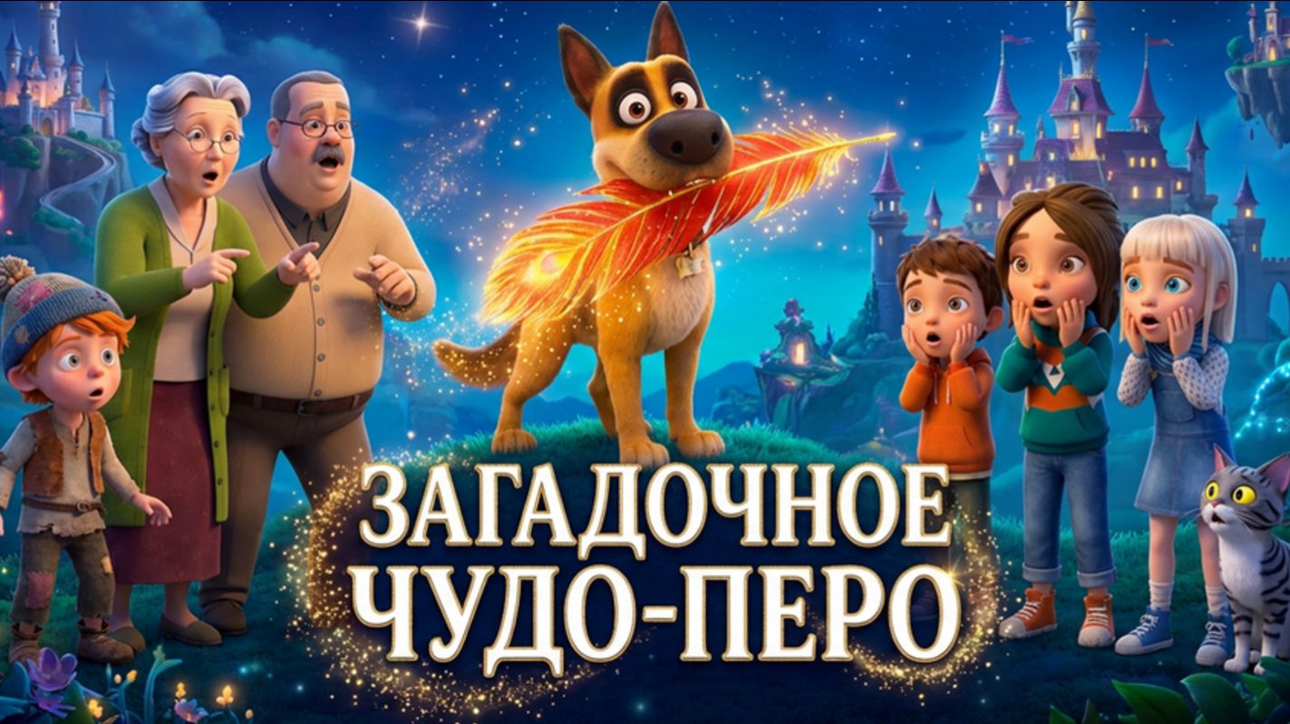 Загадочное чудо-перо жар-птицы из соседнего леса | Волшебная история для детей смотреть онлайн