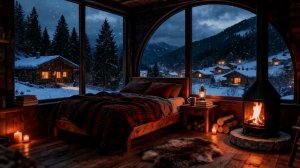 Шум Метели и Звук Камина. Приятные звуки для сна и чтения.