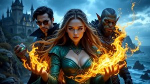 АУДИОКНИГА ПОЛНОСТЬЮ  ⚔️   ЖЕНЩИНА СРЕДИ ВОИНОВ: Он проклят, а я влюблена   Любовное фэнтези, магия