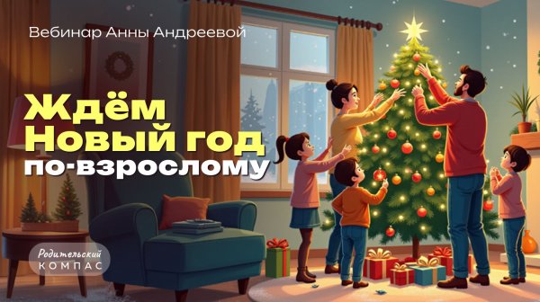 Семейный Новый год как научить ребёнка быть творцом праздника Анна Андреева RodKompas