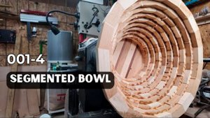 Сегментное точение дерева Чаша из дерева своими руками Токарка по дереву №001_4
