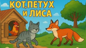 Аудиосказка Кот, Петух и Лиса — Слушаем вместе!
