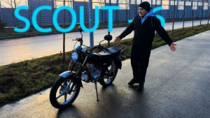 Мотоцикл СКАУТ-6 (Ижтехмаш), с ПТС. Краткий обзор.