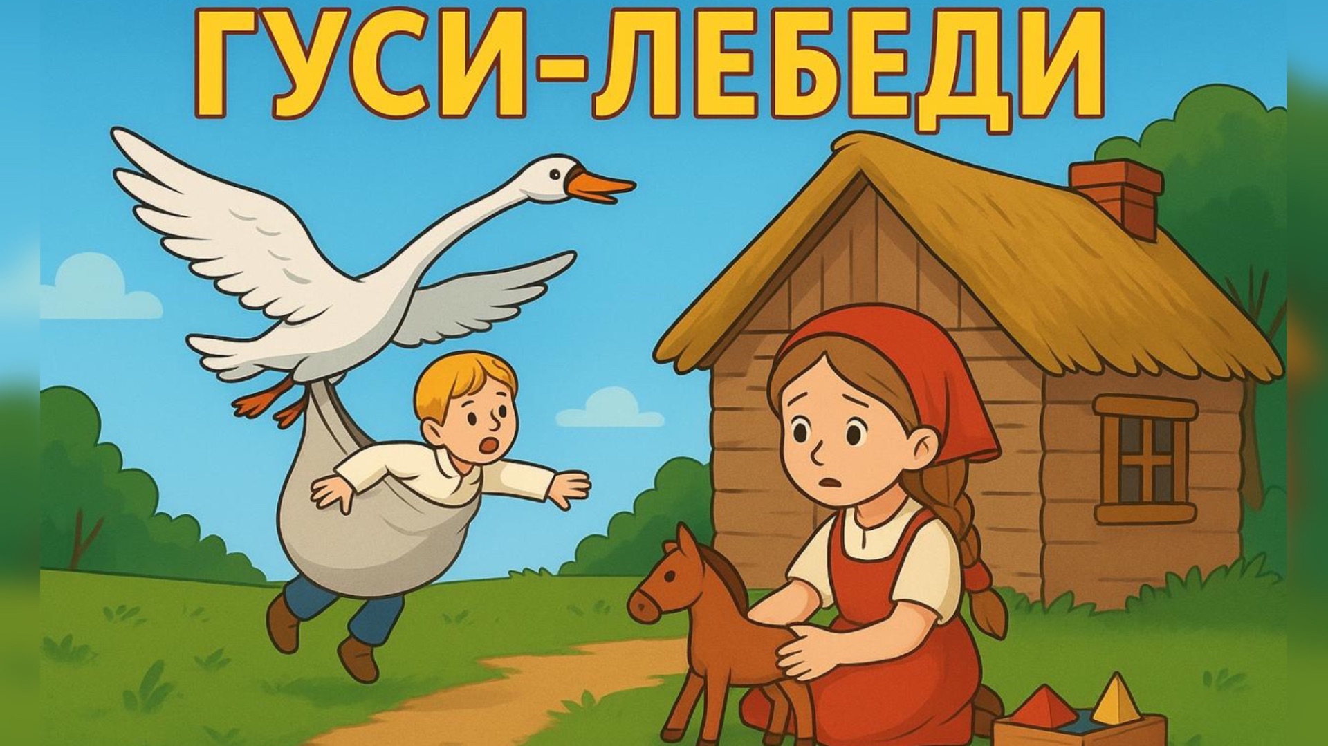 Аудиосказка Гуси-лебеди | Сказка о приключениях Маши и братика смотреть онлайн