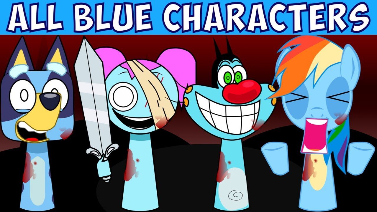 ВСЕ СИНИЕ OC-ПЕРСОНАЖИ ИЗ SPRUNKI WENDA TREATMENT: ЛЁД И ЯРЬ В КАЖДОМ БИТЕ 🎧💙🔥👤💥🎶💀 смотреть онлайн