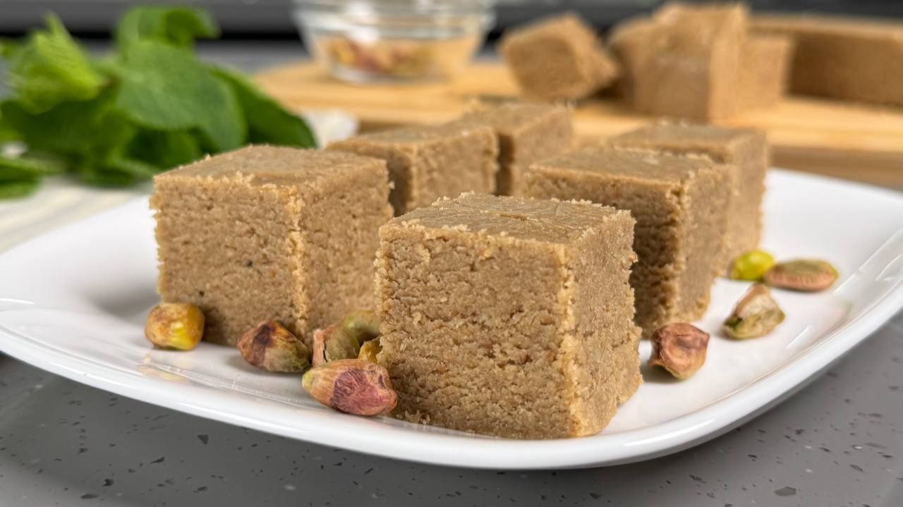 ХАЛВА вкуснее магазинной в 100 раз! Больше не покупаю, готовлю сама! Без масла, без муки!! смотреть онлайн