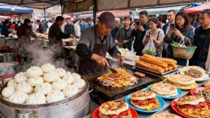 Азиатская уличная еда, очень вкусно.
