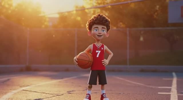 Мультик для детей мультфильм про мальчика который играет в баскетбол 3