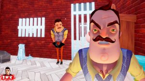 ШОУ ПРИВЕТ СОСЕД!СБЕЖАЛ ИЗ ТЮРЬМЫ СОСЕДА!ИГРА HELLO NEIGHBOR ПРОХОЖДЕНИЕ  Pobeg iz podvala Soseda!