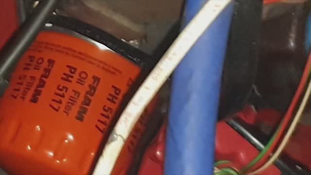 Пуск двс в 0С* на масло 15w40 новый фильтр Fram-5117 без клапанов Часть 6 смотреть онлайн