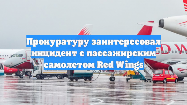 Прокуратуру заинтересовал инцидент с пассажирским самолетом Red Wings