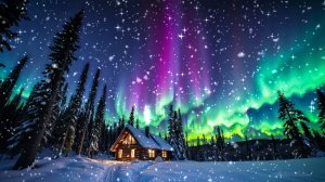 ❄️ ЗИМНЯЯ УСПОКАИВАЮЩАЯ МУЗЫКА ДЛЯ СНА 🎵 КРАСИВАЯ РАССЛАБЛЯЮЩАЯ МУЗЫКА ДЛЯ ДУШИ И СИЯНИЕ АВРОРЫ