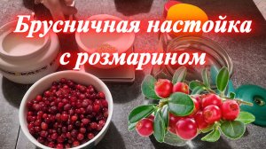 Настойка на бруснике