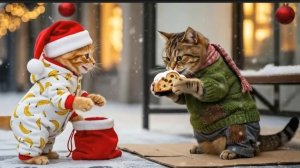 Мультики для детей, как котик ждал деда мороза мультик/мультфильмы детям