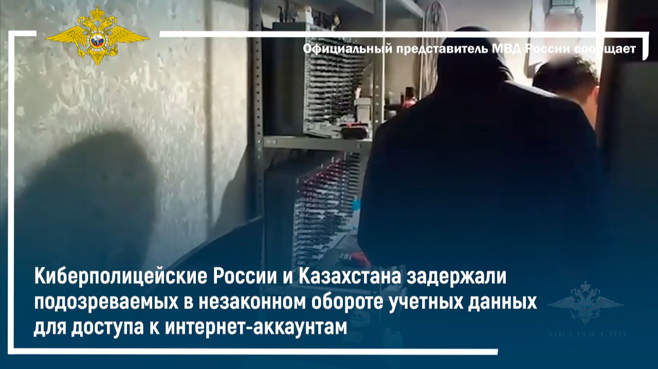 Киберполицейские России и Казахстана задержали подозреваемых в незаконном обороте учетных данных смотреть онлайн