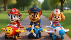 📖🐾  Учим Профессии со Щенячьим Патрулём! Скай, Маршал, Гонщик, Крепыш ,Эверест, и Рокки