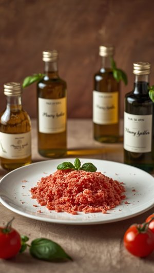 Руккола, буррата, помидорный сорбет!