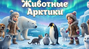 Животные Арктики ❄️ Звуки северных животных для малышей | Развивающее видео 0+