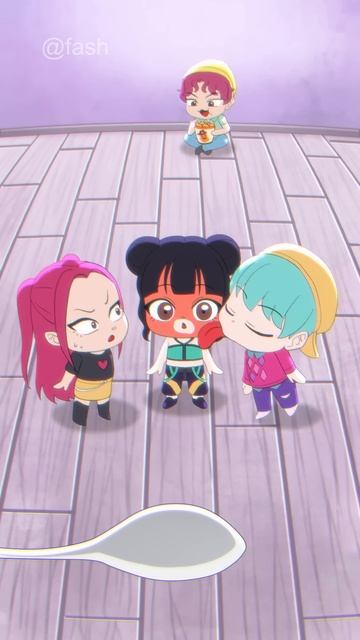 Дегустация Еды К-Поп Охотницы на Демонов (Kpop Demon Hunters) смотреть онлайн