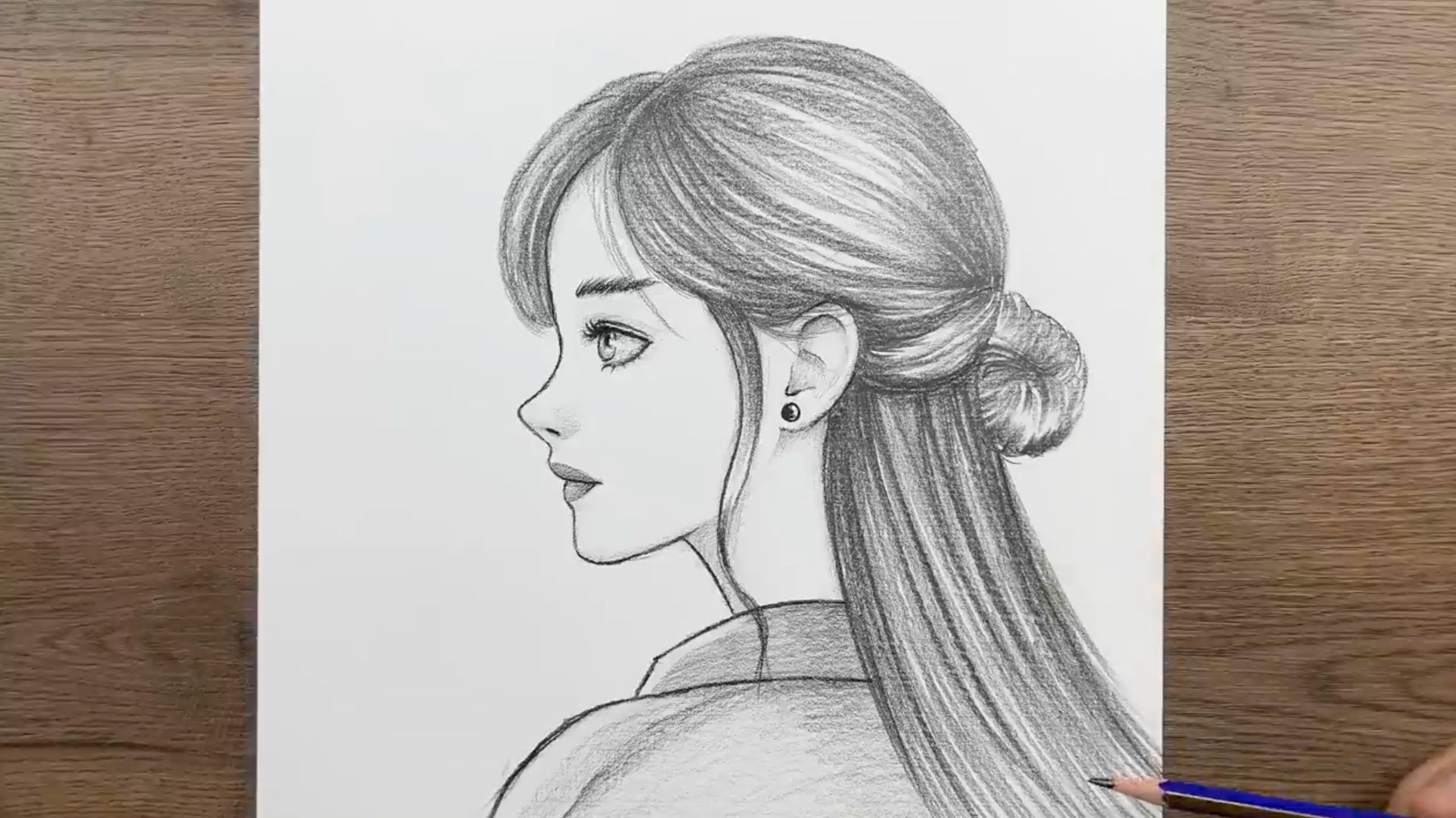 Как нарисовать красивую Девушку поэтапно - Как нарисовать девушку карандашом смотреть онлайн