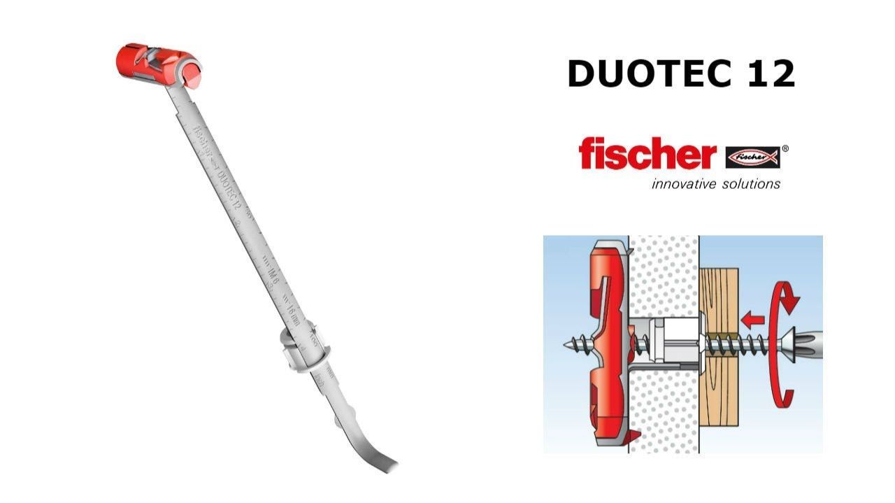 Fischer DUOTEC 12 - дюбель для всех листовых материалов